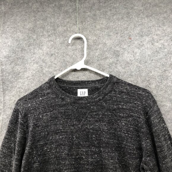 Gap Boys XXL (14) Crewneck Sweater Dark Gray Heather Cotton Blend Pullover - Picture 3 of 9